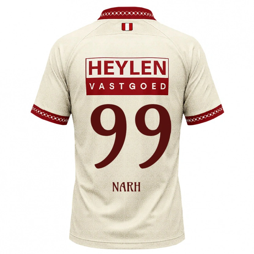 Danxen Heren Luis Narh #99 Beige Rood Uitshirt Uittenue 2026/27 T-Shirt