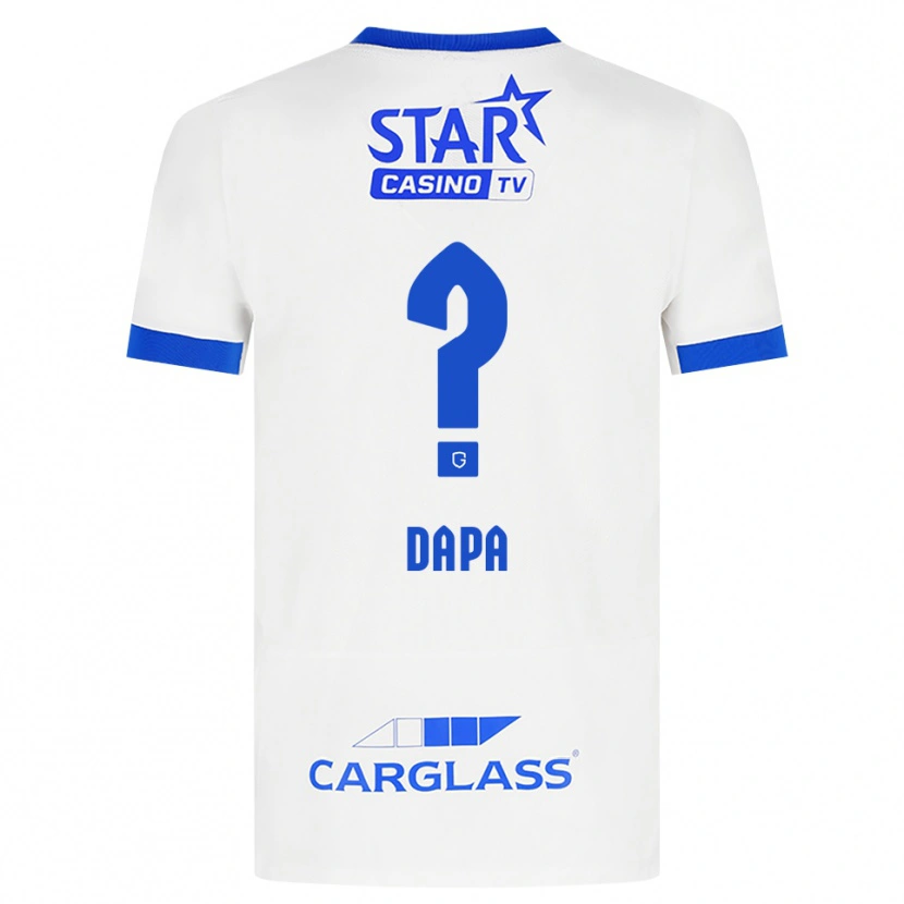 Danxen Heren Melvyn Dapa #0 Wit Blauw Uitshirt Uittenue 2026/27 T-Shirt