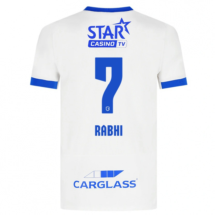 Danxen Heren Ayman Rabhi #7 Wit Blauw Uitshirt Uittenue 2026/27 T-Shirt