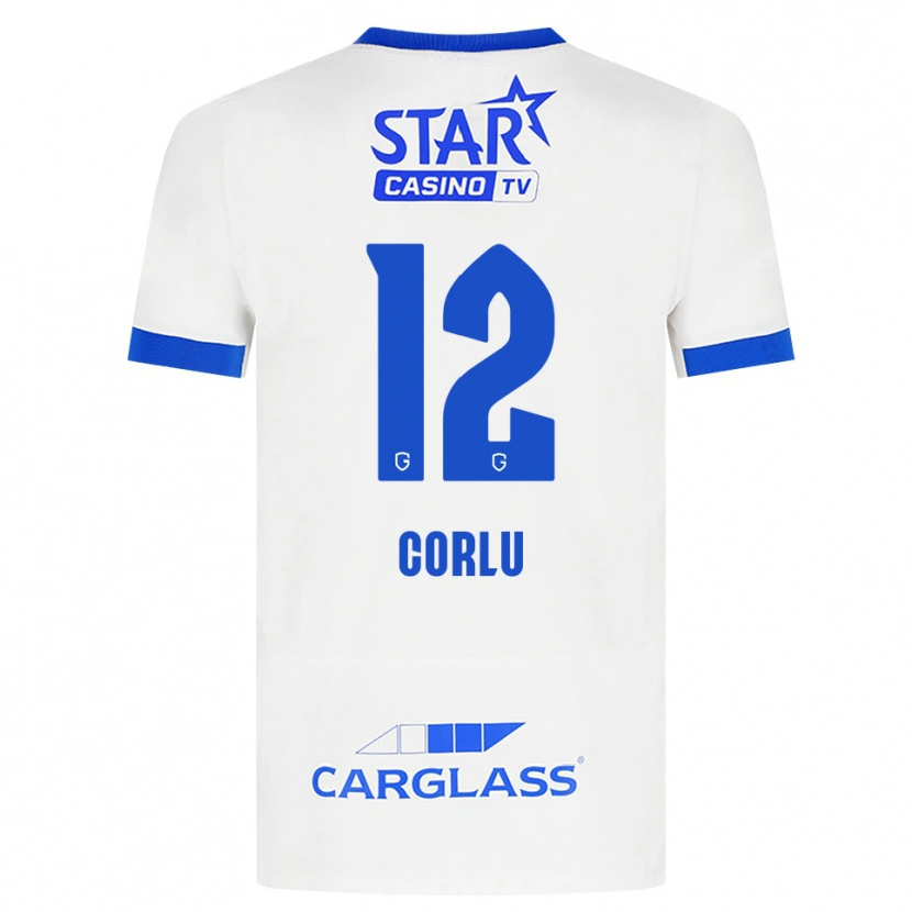 Danxen Heren Ronas Corlu #12 Wit Blauw Uitshirt Uittenue 2026/27 T-Shirt