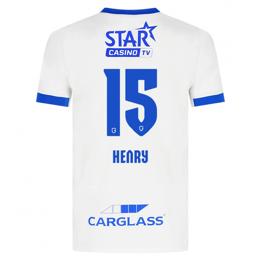 Danxen Heren Zion Henry #15 Wit Blauw Uitshirt Uittenue 2026/27 T-Shirt