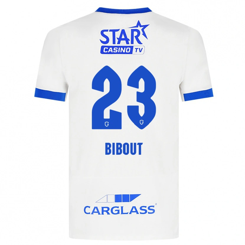 Danxen Heren Aaron Bibout #23 Wit Blauw Uitshirt Uittenue 2026/27 T-Shirt
