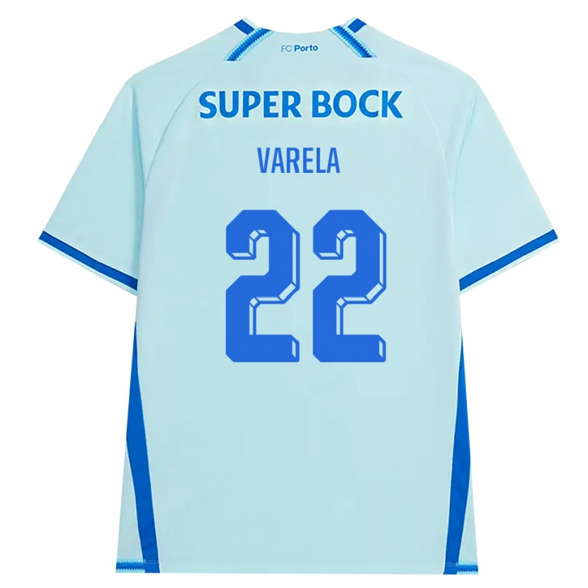 Danxen Heren Alan Varela #22 Licht Hemelsblauw Blauw Thuisshirt Derde Tenue 2026/27 T-Shirt