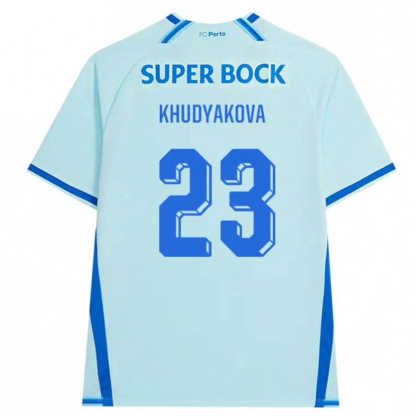Danxen Heren Verónica Khudyakova #23 Licht Hemelsblauw Blauw Thuisshirt Derde Tenue 2026/27 T-Shirt