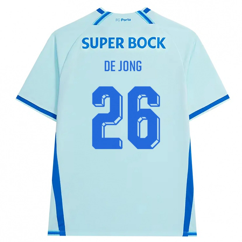 Danxen Heren Luuk De Jong #26 Licht Hemelsblauw Blauw Thuisshirt Derde Tenue 2026/27 T-Shirt