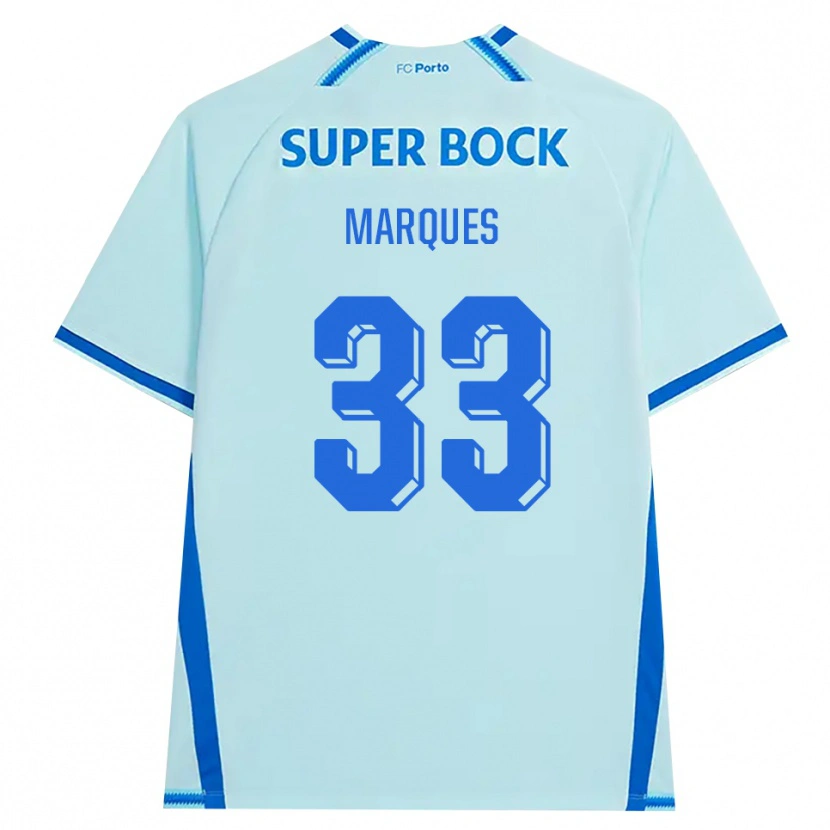 Danxen Heren Bárbara Marques #33 Licht Hemelsblauw Blauw Thuisshirt Derde Tenue 2026/27 T-Shirt