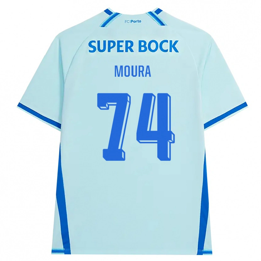 Danxen Heren Francisco Moura #74 Licht Hemelsblauw Blauw Thuisshirt Derde Tenue 2026/27 T-Shirt