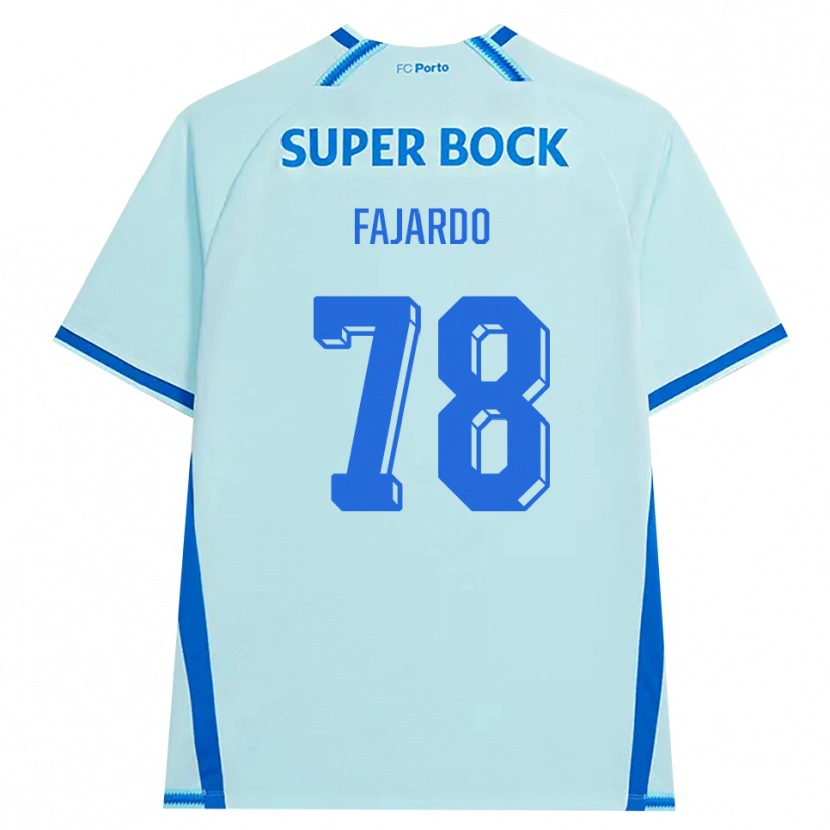 Danxen Heren Leonardo Fajardo #78 Licht Hemelsblauw Blauw Thuisshirt Derde Tenue 2026/27 T-Shirt