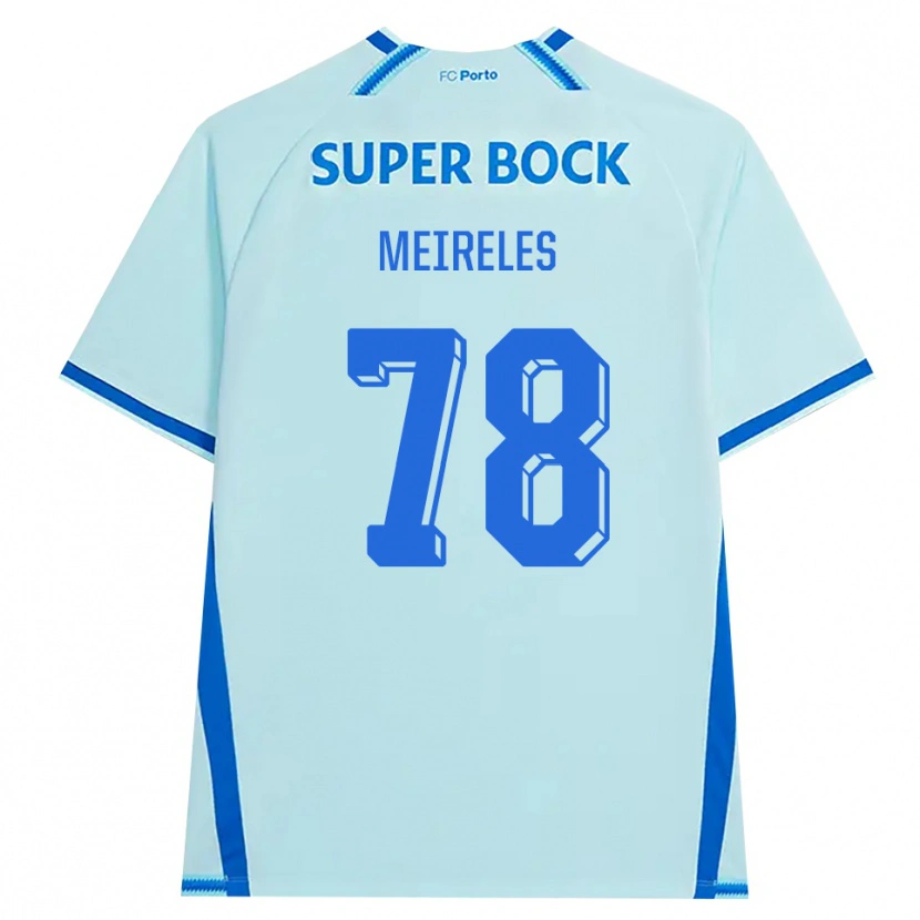 Danxen Heren Jorge Meireles #78 Licht Hemelsblauw Blauw Thuisshirt Derde Tenue 2026/27 T-Shirt