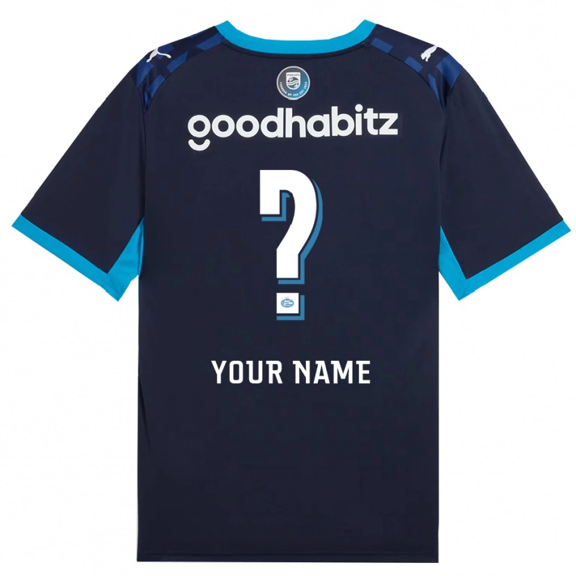 Danxen Heren Uw Naam #0 Hemelsblauw Koninklijkblauw Thuisshirt Derde Tenue 2026/27 T-Shirt