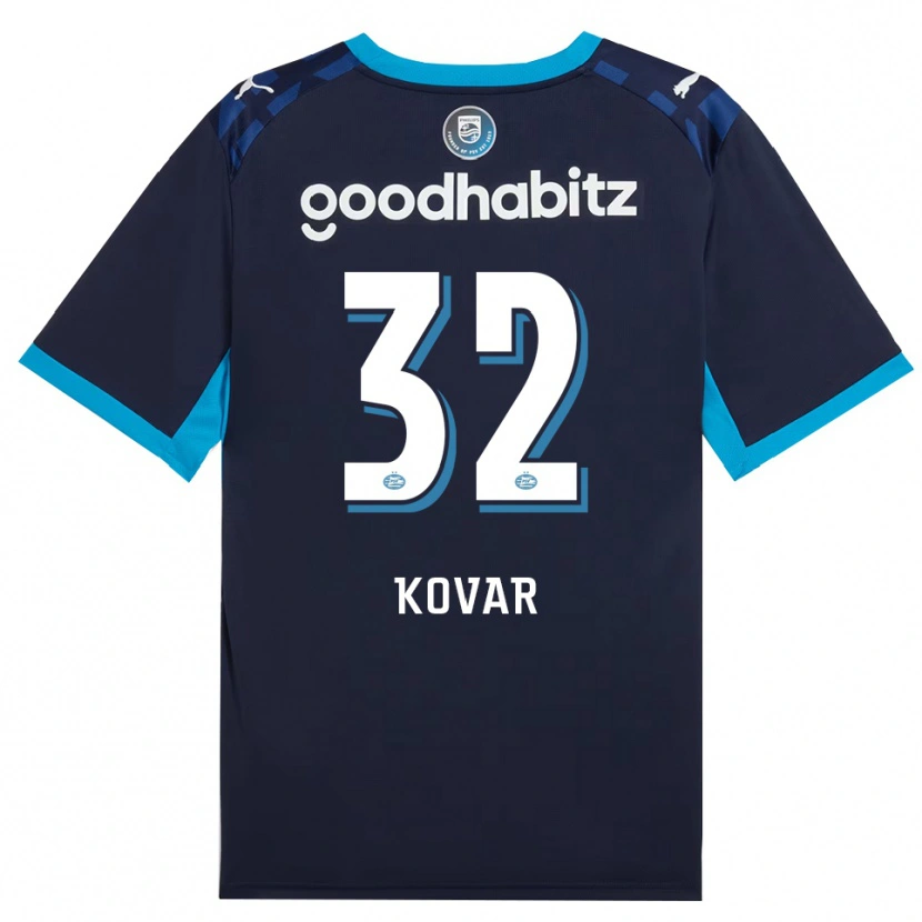 Danxen Heren Matej Kovar #32 Hemelsblauw Koninklijkblauw Thuisshirt Derde Tenue 2026/27 T-Shirt
