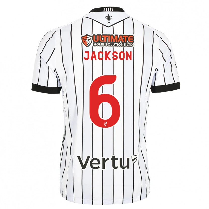 Danxen Heren Louis Jackson #6 Wit Zwart Rood Thuisshirt Thuistenue 2026/27 T-Shirt