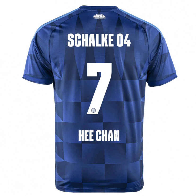 Danxen Heren Hee-Chan Hwang #7 Donkerblauw Geel Wit Thuisshirt Thuistenue 2026/27 T-Shirt