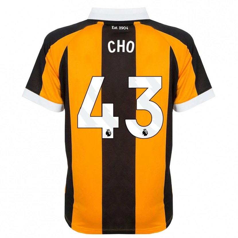 Danxen Heren Mohamed-Ali Cho #43 Oranje Zwart Wit Thuisshirt Thuistenue 2026/27 T-Shirt