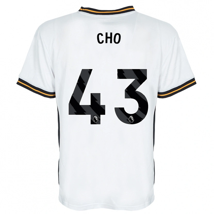 Danxen Heren Mohamed-Ali Cho #43 Wit Oranje Zwart Uitshirt Uittenue 2026/27 T-Shirt
