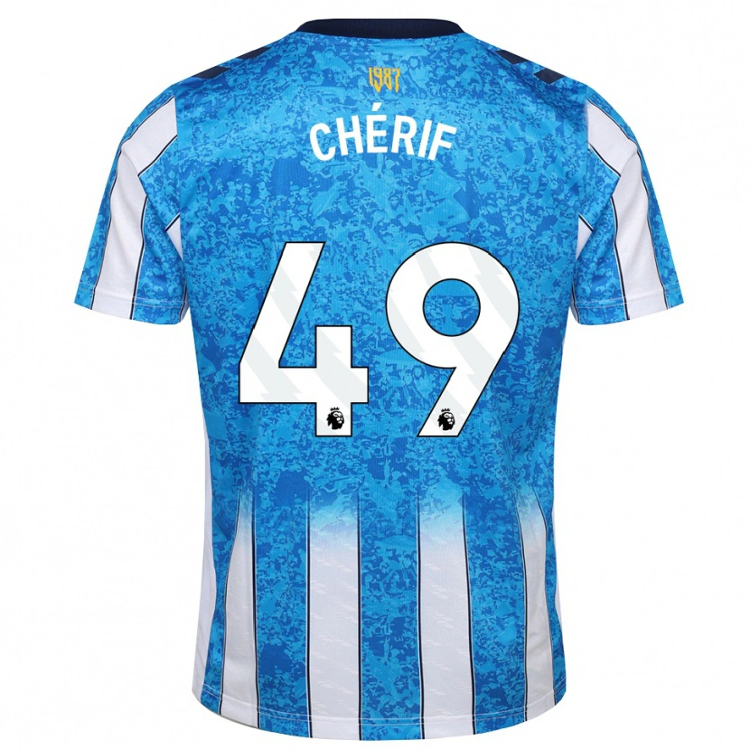 Danxen Heren Sidiki Chérif #49 Wit Blauw Oranje Thuisshirt Thuistenue 2026/27 T-Shirt