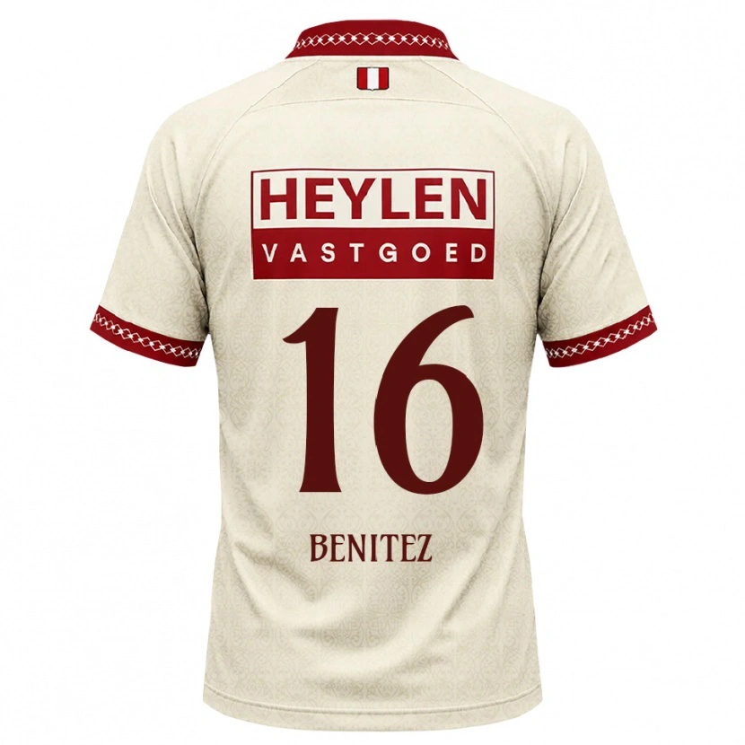 Danxen Dames Mauricio Benítez #16 Beige Rood Uitshirt Uittenue 2026/27 T-Shirt