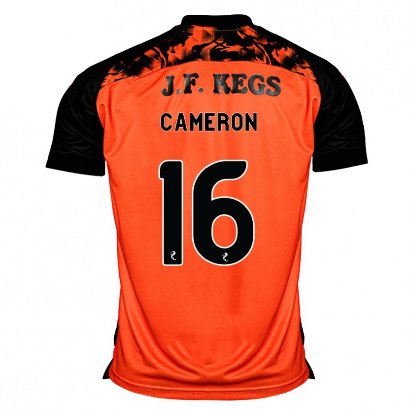 Danxen Dames Lyall Cameron #16 Oranje Zwart Wit Thuisshirt Thuistenue 2026/27 T-Shirt