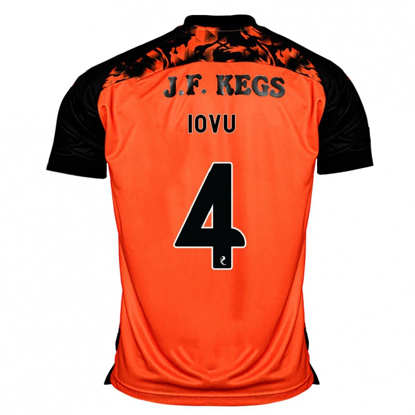 Danxen Dames Iurie Iovu #4 Oranje Zwart Wit Thuisshirt Thuistenue 2026/27 T-Shirt