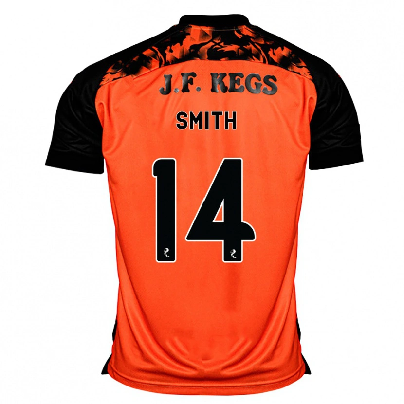 Danxen Dames Ellis Smith #14 Oranje Zwart Wit Thuisshirt Thuistenue 2026/27 T-Shirt