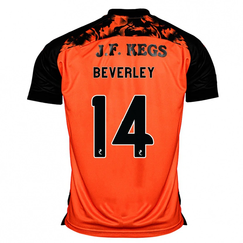 Danxen Dames Cian Beverley #14 Oranje Zwart Wit Thuisshirt Thuistenue 2026/27 T-Shirt