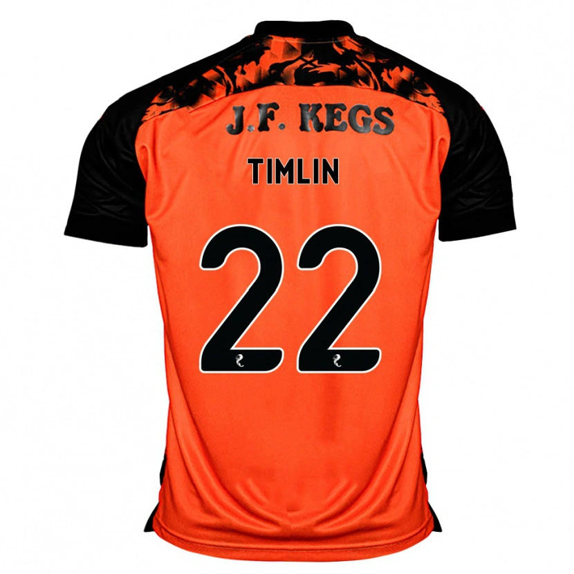 Danxen Dames Sophie Timlin #22 Oranje Zwart Wit Thuisshirt Thuistenue 2026/27 T-Shirt