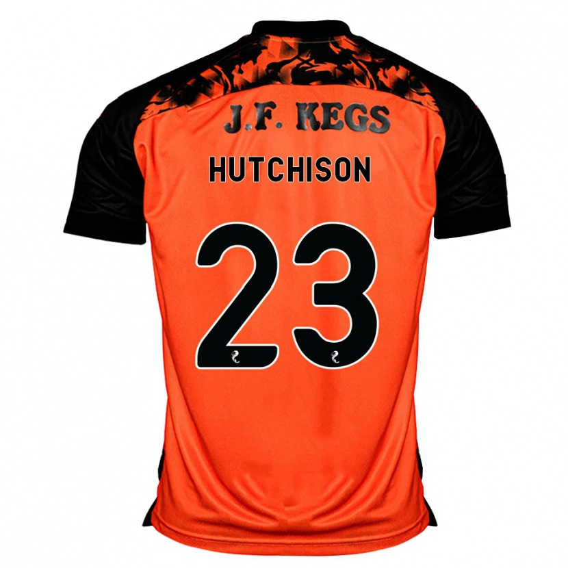 Danxen Dames Daisy Hutchison #23 Oranje Zwart Wit Thuisshirt Thuistenue 2026/27 T-Shirt