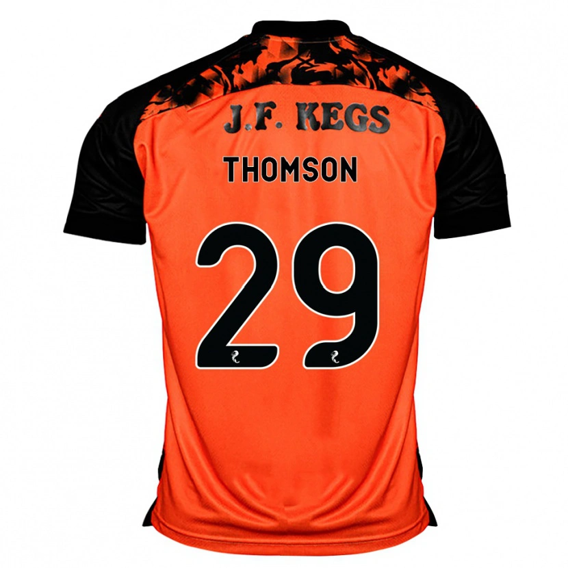 Danxen Dames Miller Thomson #29 Oranje Zwart Wit Thuisshirt Thuistenue 2026/27 T-Shirt