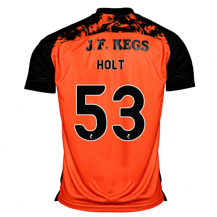 Danxen Dames Josh Holt #53 Oranje Zwart Wit Thuisshirt Thuistenue 2026/27 T-Shirt