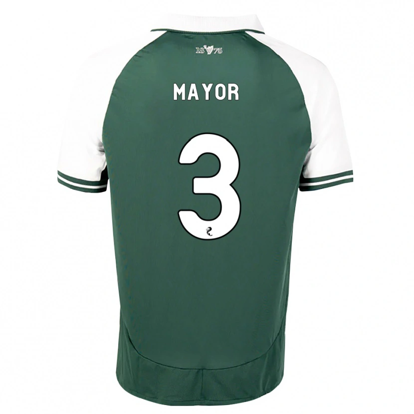 Danxen Dames Adam Mayor #3 Zeegroen Wit Thuisshirt Thuistenue 2026/27 T-Shirt