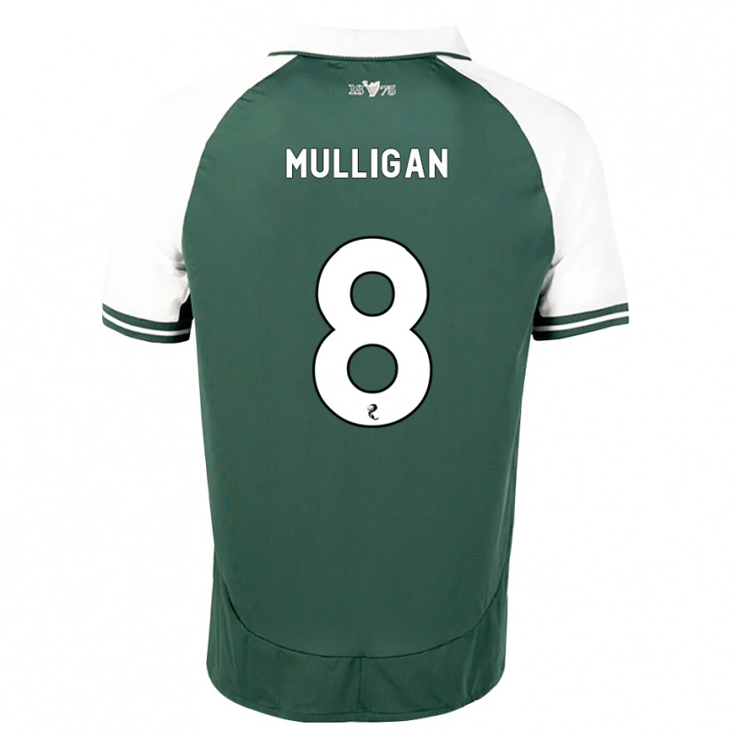 Danxen Dames Josh Mulligan #8 Zeegroen Wit Thuisshirt Thuistenue 2026/27 T-Shirt