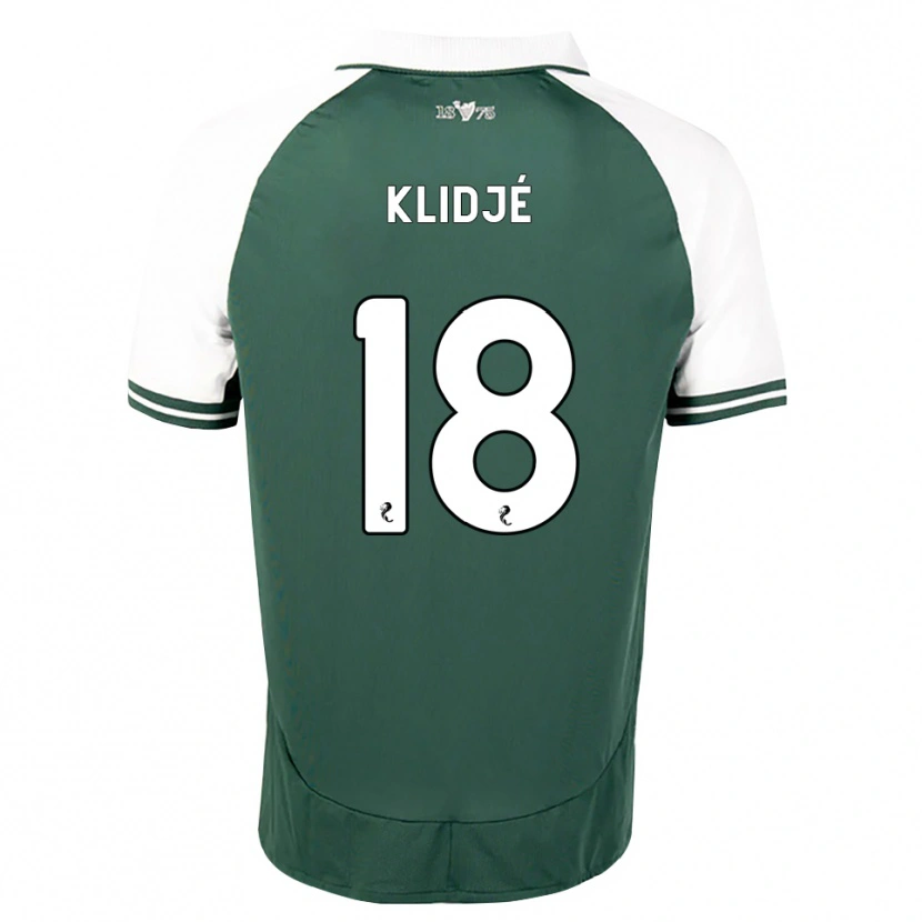 Danxen Dames Thibault Klidjé #18 Zeegroen Wit Thuisshirt Thuistenue 2026/27 T-Shirt