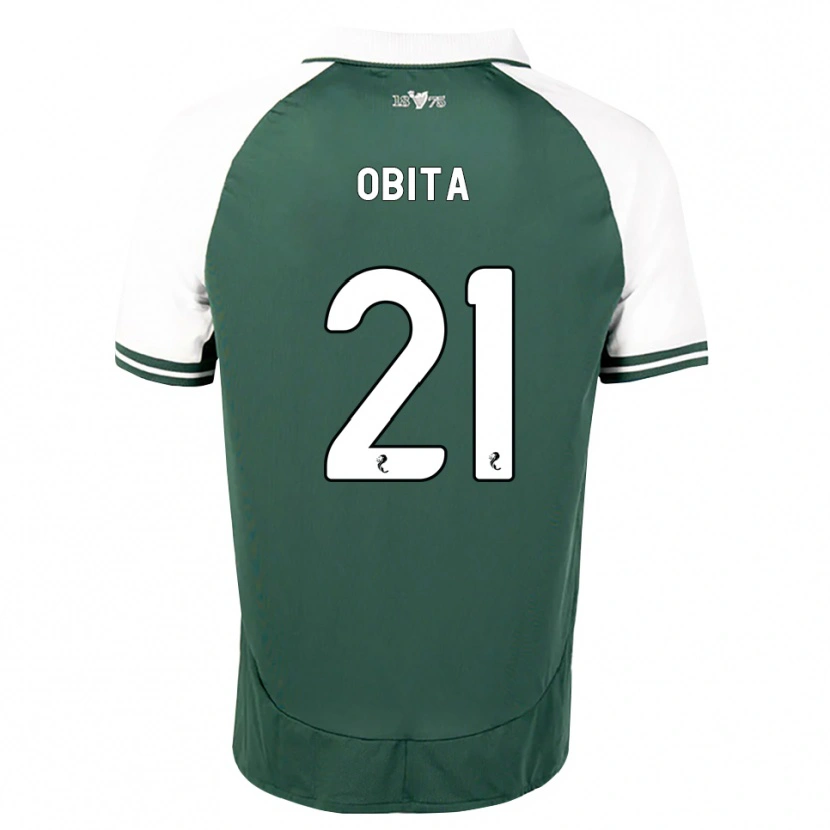 Danxen Dames Jordan Obita #21 Zeegroen Wit Thuisshirt Thuistenue 2026/27 T-Shirt