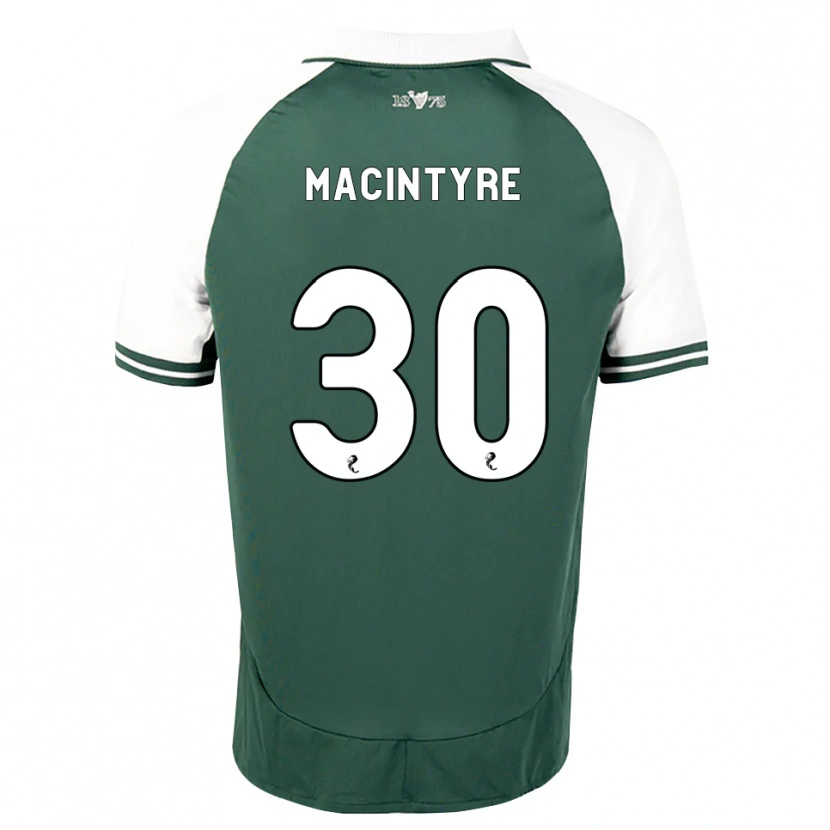 Danxen Dames Jacob Macintyre #30 Zeegroen Wit Thuisshirt Thuistenue 2026/27 T-Shirt