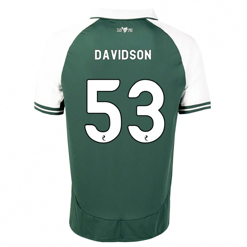 Danxen Dames Luke Davidson #53 Zeegroen Wit Thuisshirt Thuistenue 2026/27 T-Shirt