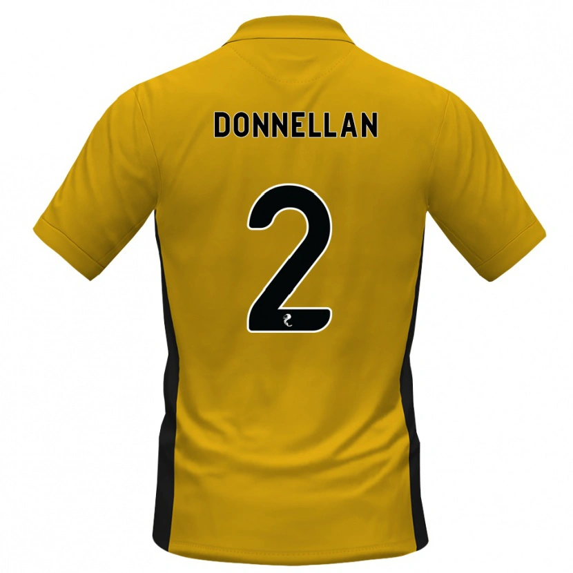 Danxen Dames Shaun Donnellan #2 Oranje Zwart Thuisshirt Thuistenue 2026/27 T-Shirt