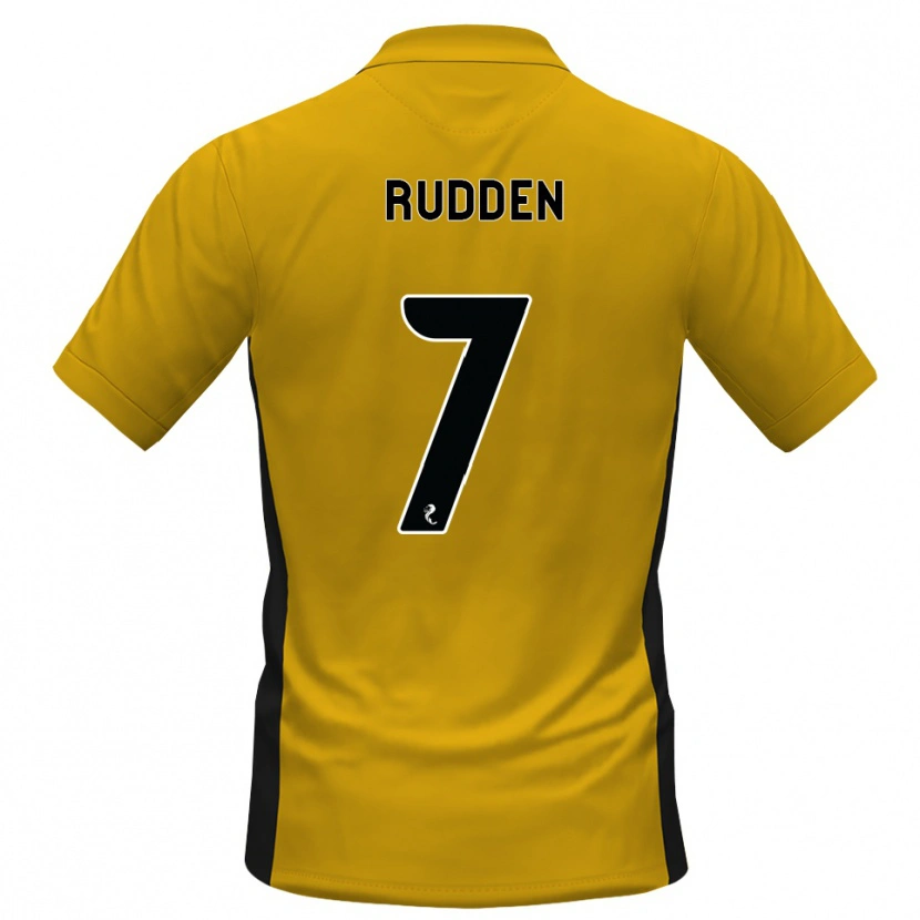 Danxen Dames Zak Rudden #7 Oranje Zwart Thuisshirt Thuistenue 2026/27 T-Shirt