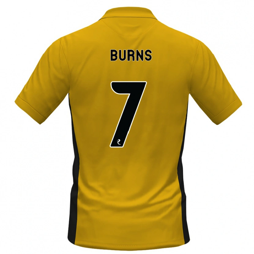 Danxen Dames Erin Burns #7 Oranje Zwart Thuisshirt Thuistenue 2026/27 T-Shirt