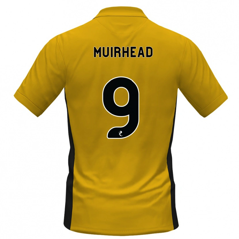 Danxen Dames Robbie Muirhead #9 Oranje Zwart Thuisshirt Thuistenue 2026/27 T-Shirt