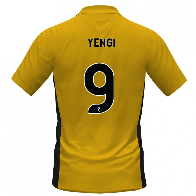 Danxen Dames Tete Yengi #9 Oranje Zwart Thuisshirt Thuistenue 2026/27 T-Shirt