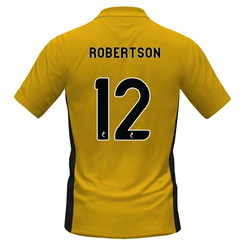 Danxen Dames Mitchell Robertson #12 Oranje Zwart Thuisshirt Thuistenue 2026/27 T-Shirt