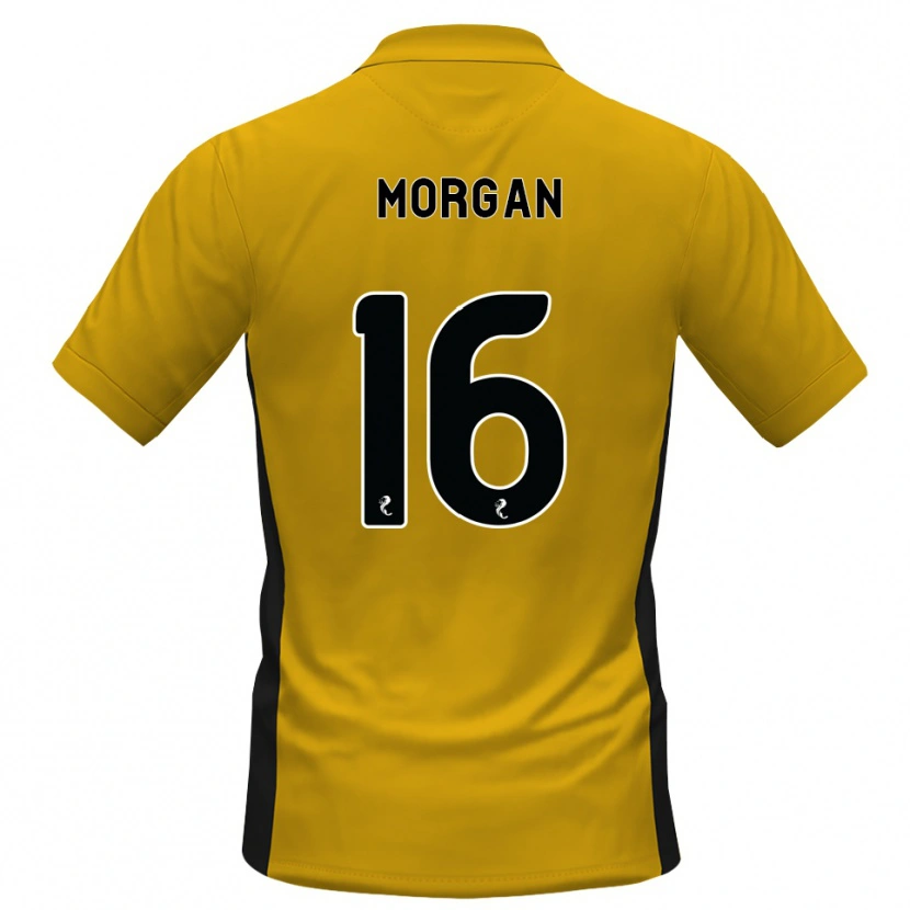 Danxen Dames Briony Morgan #16 Oranje Zwart Thuisshirt Thuistenue 2026/27 T-Shirt