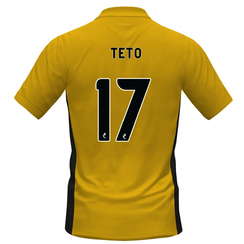 Danxen Dames Aphelele Teto #17 Oranje Zwart Thuisshirt Thuistenue 2026/27 T-Shirt