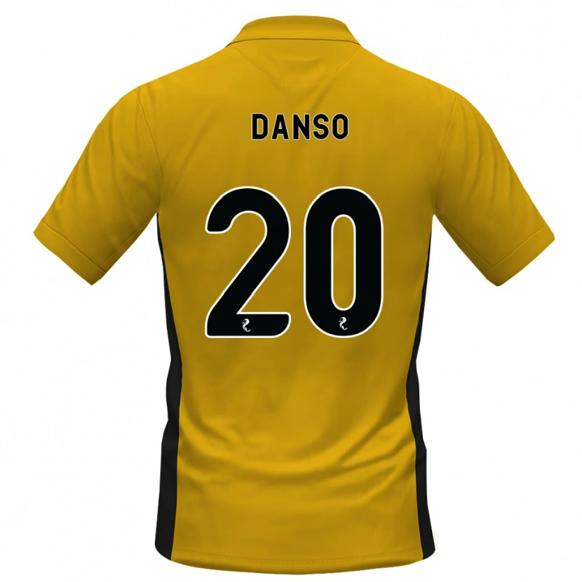 Danxen Dames Emmanuel Danso #20 Oranje Zwart Thuisshirt Thuistenue 2026/27 T-Shirt