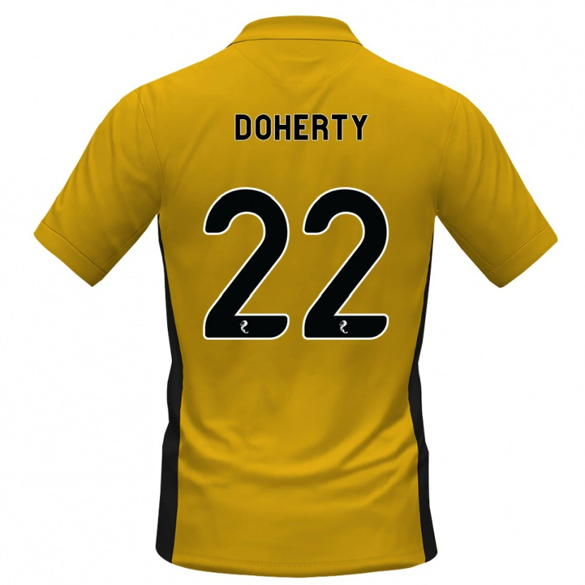 Danxen Dames Jordan Doherty #22 Oranje Zwart Thuisshirt Thuistenue 2026/27 T-Shirt