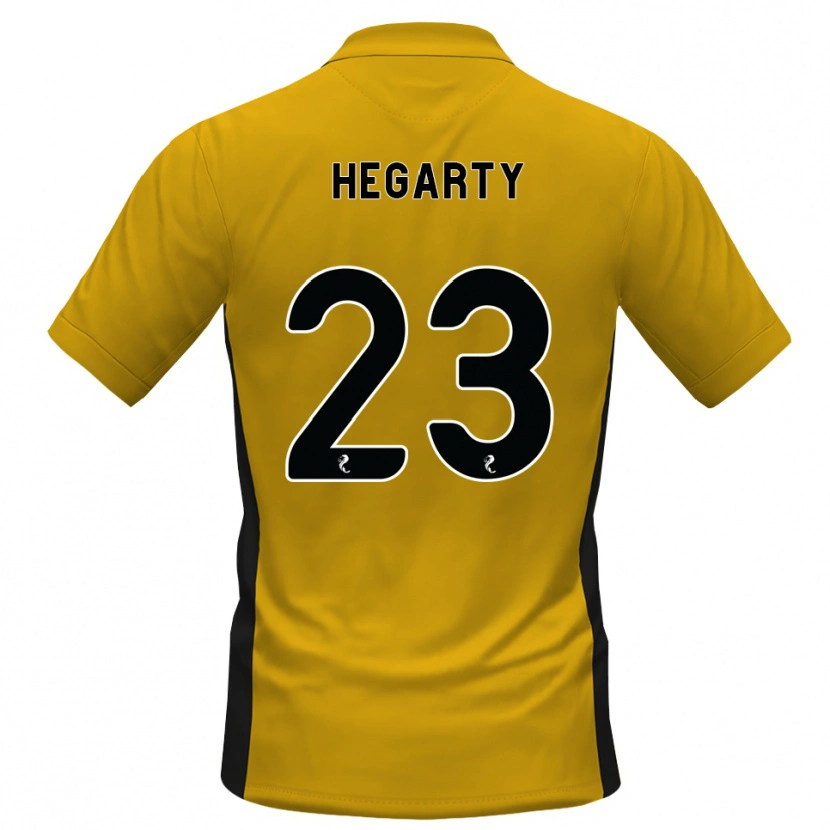 Danxen Dames Nina Hegarty #23 Oranje Zwart Thuisshirt Thuistenue 2026/27 T-Shirt