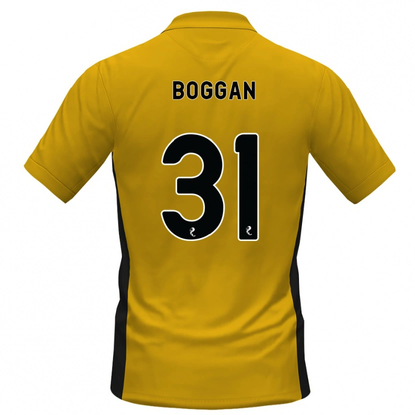 Danxen Dames Joe Boggan #31 Oranje Zwart Thuisshirt Thuistenue 2026/27 T-Shirt