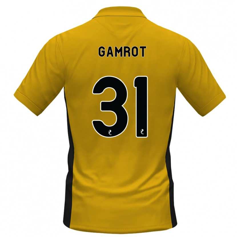 Danxen Dames Schenai Gamrot #31 Oranje Zwart Thuisshirt Thuistenue 2026/27 T-Shirt