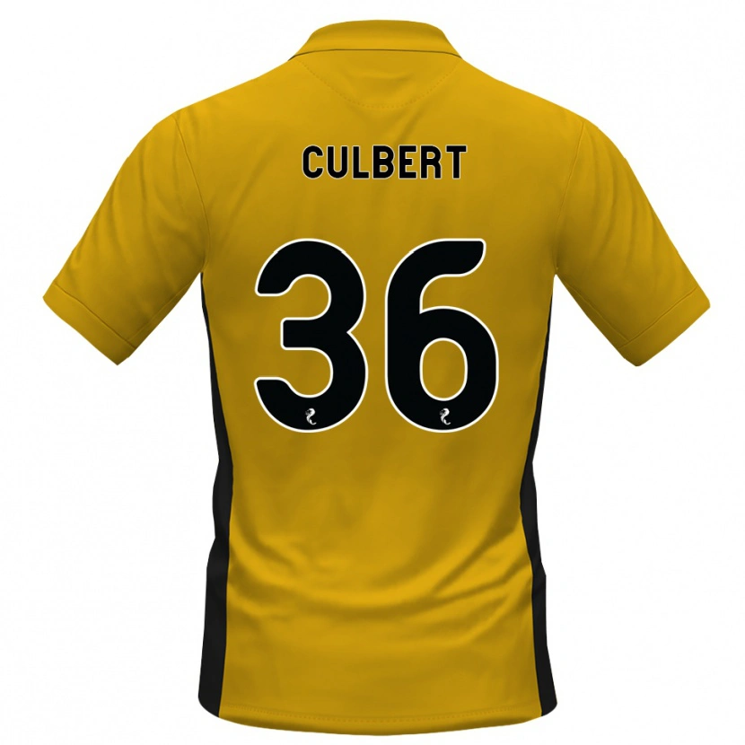 Danxen Dames Sam Culbert #36 Oranje Zwart Thuisshirt Thuistenue 2026/27 T-Shirt