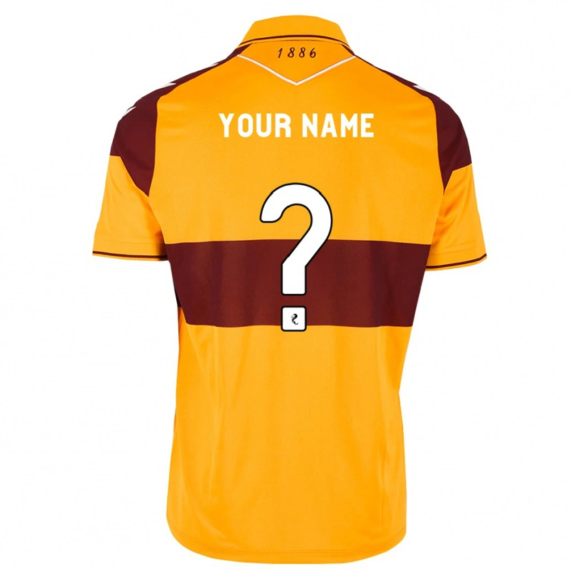 Danxen Dames Uw Naam #0 Kastanjebruin Oranje Thuisshirt Thuistenue 2026/27 T-Shirt